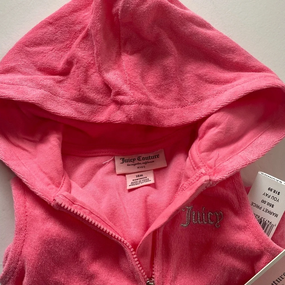 Juicy Couture Baby Girl Sleeveless Romper